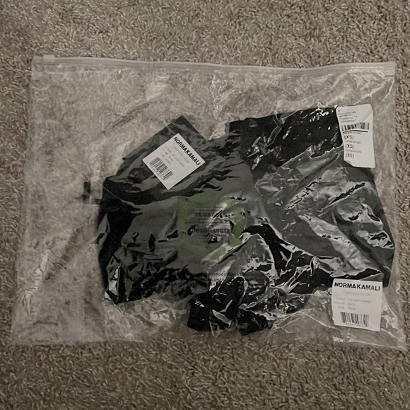 Norma Kamali Cross Halter Side Drape Gown in Black - Picture 5 of 7